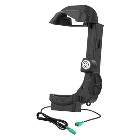 Uzamykatelný napájecí dok RAM® + jedno USB-A pro Zebra MC9300