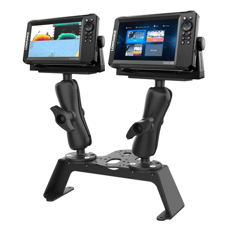 Palubní sada rybích vyhledávačů RAM® s dvojitým elektronickým držákem pro námořní plavidla