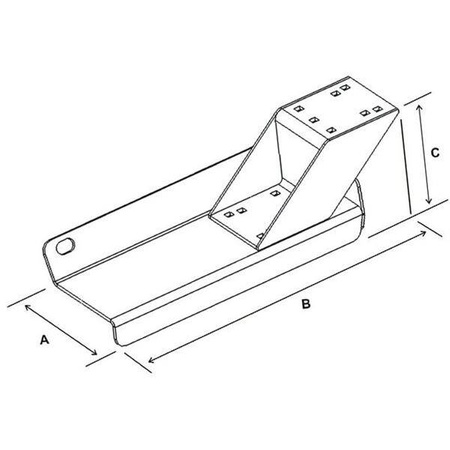 RAM® No-Drill™ Vehicle Base pro '04-12 Chevy Colorado + další