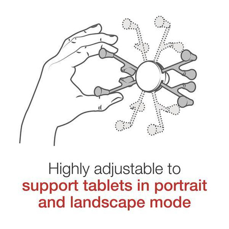 RAM® sestava - držák X-Grip® pro 7"-8" tablety se středním ramenem a přísavkou 3,3"