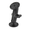 RAM® Composite Double Ball Mount se dvěma kulatými hliníkovými deskami